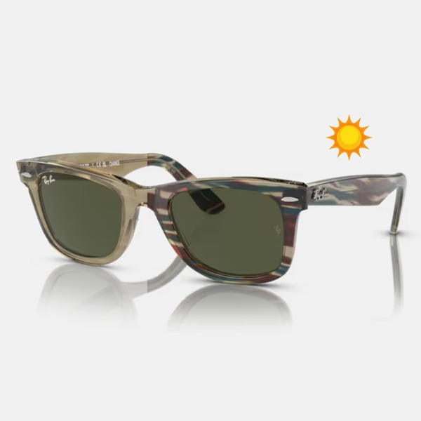 Ray-Ban RB2140F-138731 Wayfare膠框變色太陽眼鏡 形象內容